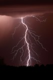 lightning, storm, bolt, strike, wisconsin, midwest, purple photo
