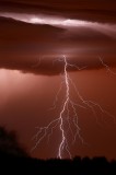 lightning, strike, wisconsin, storm, purple, night, midwest,  photo