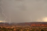 0236, Desert, Storm, Rain, Lightning, arches national park, moab, utah photo