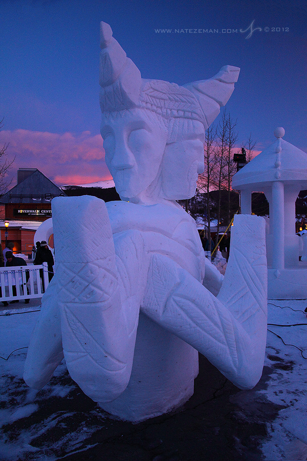 Breckenridge, Colorado, Co, Breck, Snow Sculptures, Sculpture, block, carve, art, riverwalk center, 2012, event, photo