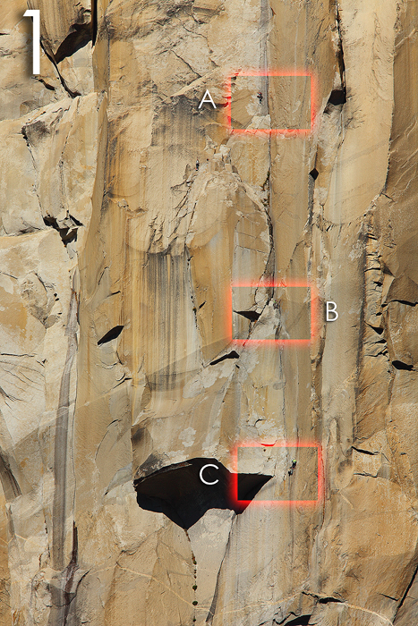 el capitan, el cap, yosemite national park, yosemite, california, climbers, climb, pictures, wall, the nose, scale, huge photo