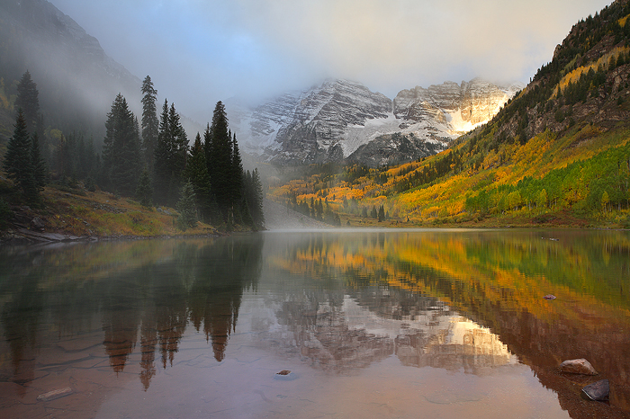 Because of the number of lives they have claimed, the Maroon Bells Are often referred to as the deadly bells.There is a sign...