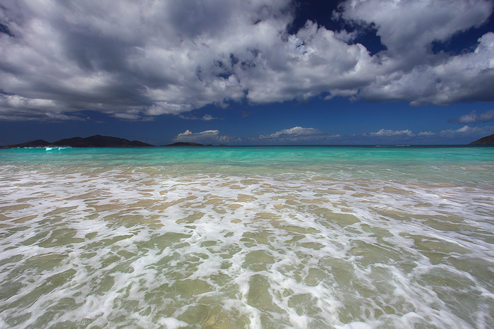 The beautiful blue waters of the Caribbean Sea.&nbsp; ** This image is available as a limited edition fine art print **