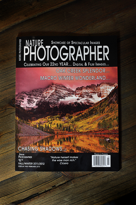 Pick up a copy of the Fall/Winter 2011/2012 Issue of Nature Photographer. One of my favorite magazines, still going strong!